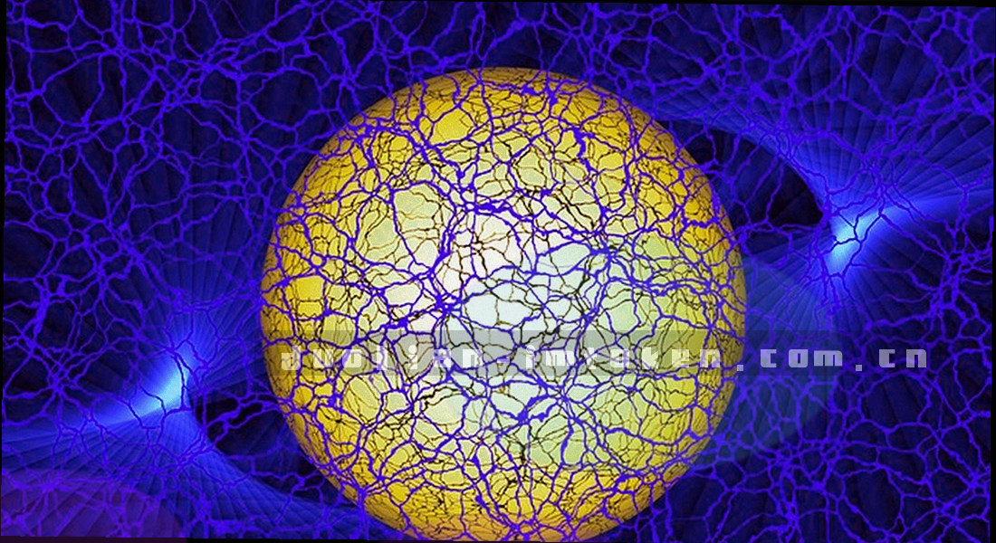 经幡垂线折向折线轨道的抽象插画，表达版本记录与内容推进